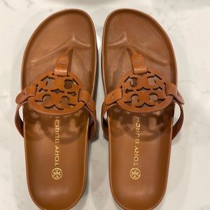 Brand new brown sandals- Tory Burch
